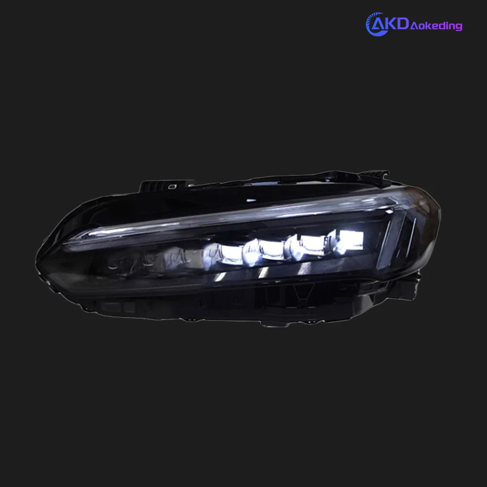 AKD Auto Parts For Honda CIVIC 11th Headlights 2022 2023 Styling LED Daytime Lights Dual Projector DRL Car Accesorios Modified