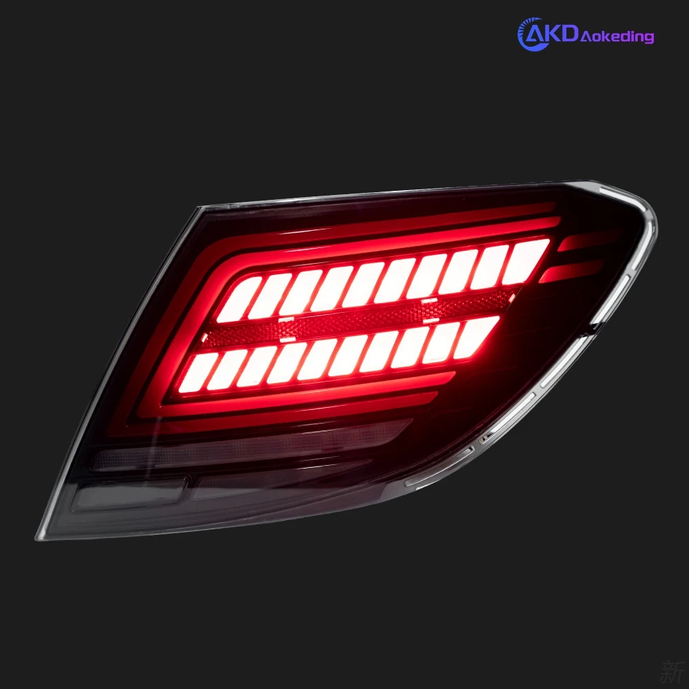 AKD Car Styling Tail Lamp for Benz W204 Tail Lights 2007-2013 C200 C220 C300 LED DRL Turn Signal Brake Reverse Auto Accessories