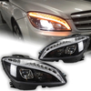 AKD Car Styling Headlights for Benz W204 LED Headlight 2007-2010 Head Lamp DRL Signal Hid Bi Xenon Angel Eyes Projector Lens Auto Accessories