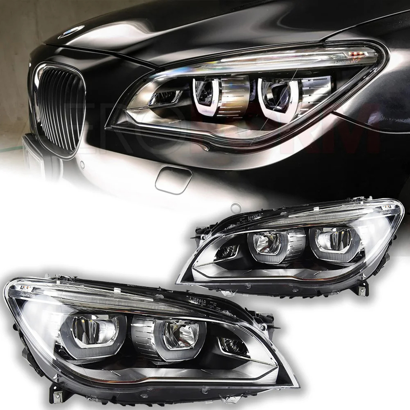 AKD Car Styling Headlights for F01 F02 740i 730i 735i LED Headlight 2009-2015 Head Lamp DRL Signal Projector Lens Auto Accessories