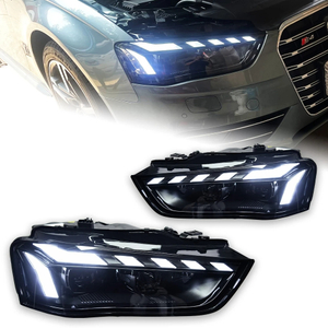 AKD Car Styling Head Lamp for Audi A4 Headlights 2013-2016 RS5 Type Headlight Projector Lens DRL Signal Automotive Accessories