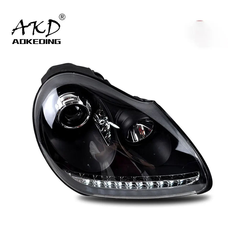 AKD Car Styling for Porsche Cayenne Headlights 2004-2008 Cayenne LED Headlight DRL High Low Beam Xenon Head Lamp Accessories