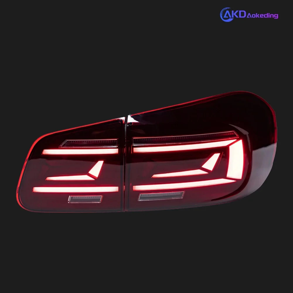 AKD Car Styling for VW Tiguan Tail Lights 2013-2016 Tiguan LED Tail Lamp LED DRL Dynami Signal Brake Reverse auto Accessories