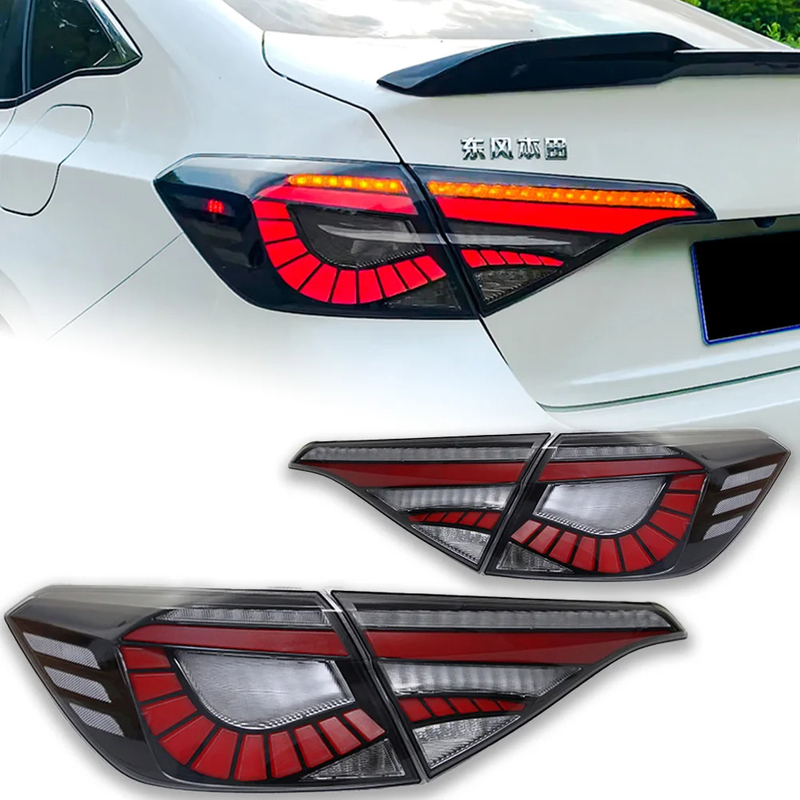 AKD Car Lights for Honda Civic LED Tail Light 2021-Now Civic 11th Sedan Animation Rear Lamp DRL Dynamic Signal Automotive