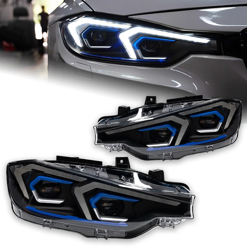 AKD Car Lights for BMW F30 LED Headlight Projector Lens F31 Head Lamp 318i 320i 325i 328i 330i 335i DRL Automotive Accessories