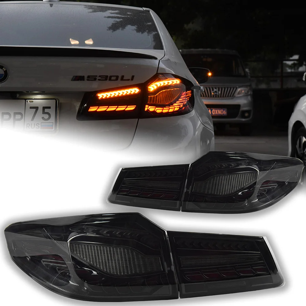 AKD Car Styling for BMW G30 LED Tail Light 2017-2020 525i 530i F90 G38 Dynamic Sginal Tail Lamp DRL oled Lamp Auto Accessories