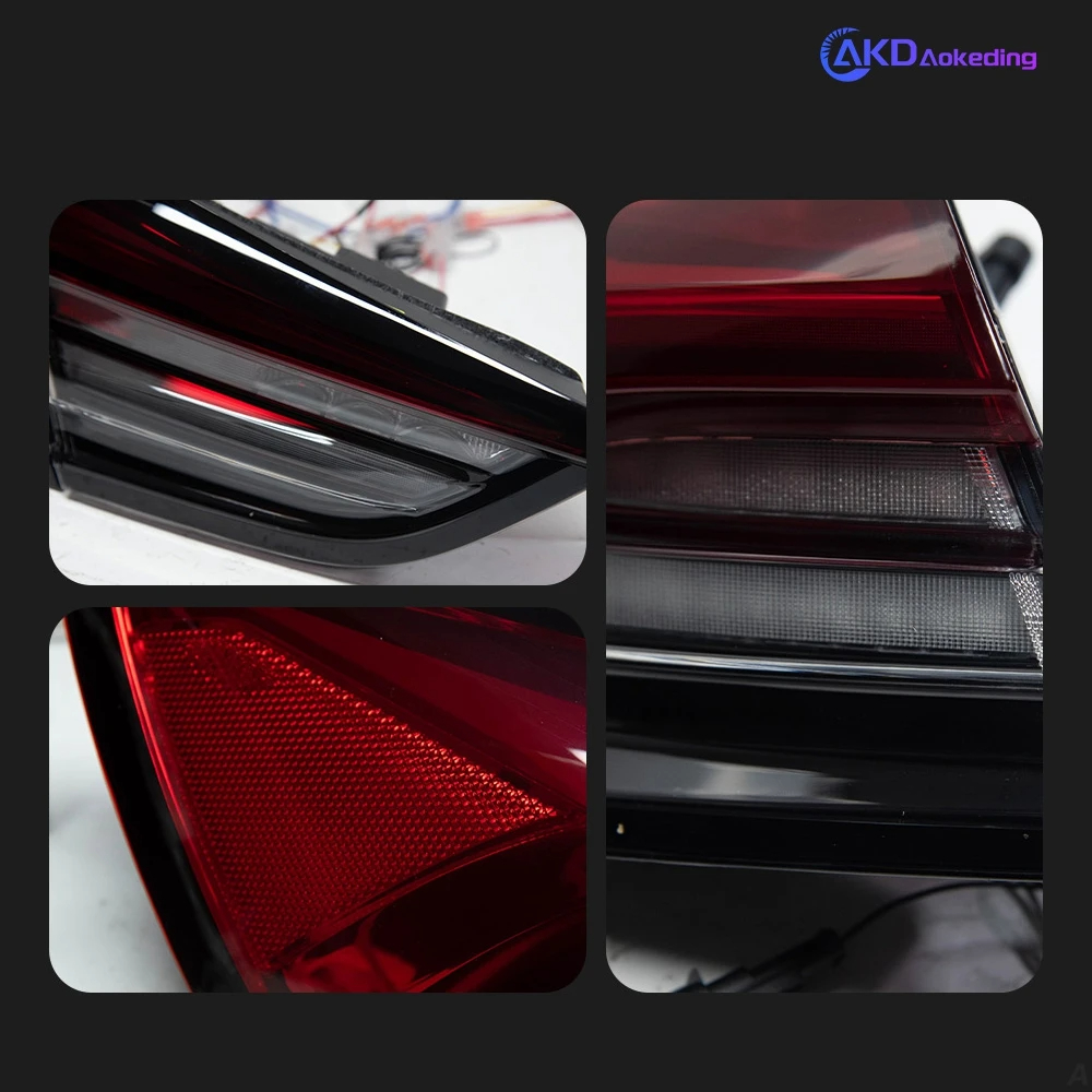 AKD Car Lights for Maserati Quattroporte LED Tail Light 2013-2017 Rear Lamp Upgrade 2022 Design DRL Signal Auto Accessories