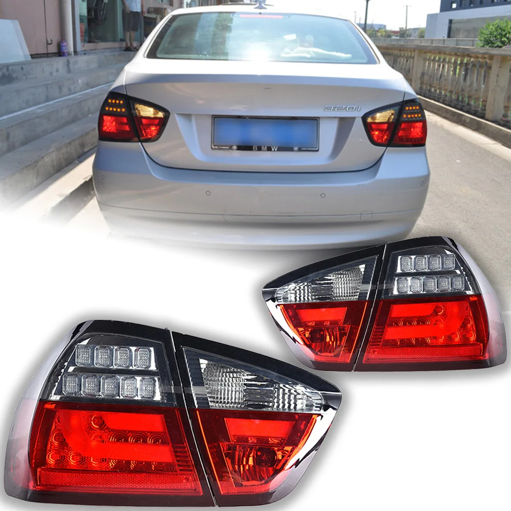 AKD Car Styling for BMW E90 Tail Light 2005-2008 320i 323i325i 330i LED Tail Lamp DRL Signal Brake Reverse auto Accessories