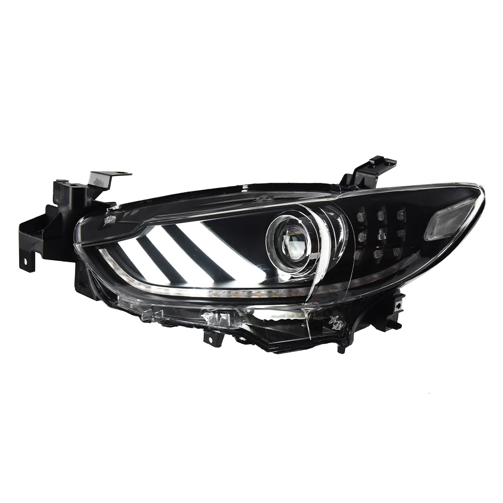 AKD Car Styling for Mazda 6 Atenza LED Headlight 2013-2016 Mustang Design DRL Hid Head Lamp Bi Xenon Projector Auto Accessories