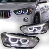 AKD Car Styling Head Lamp for BMW X1 Headlights 2017-2020 F48 LED Headlight Porjector Lens DRL Angel Eye Automotive Accessories