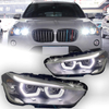 AKD Car Styling Head Lamp for BMW X1 Headlights 2017-2020 F48 LED Headlight Porjector Lens DRL Angel Eye Automotive Accessories