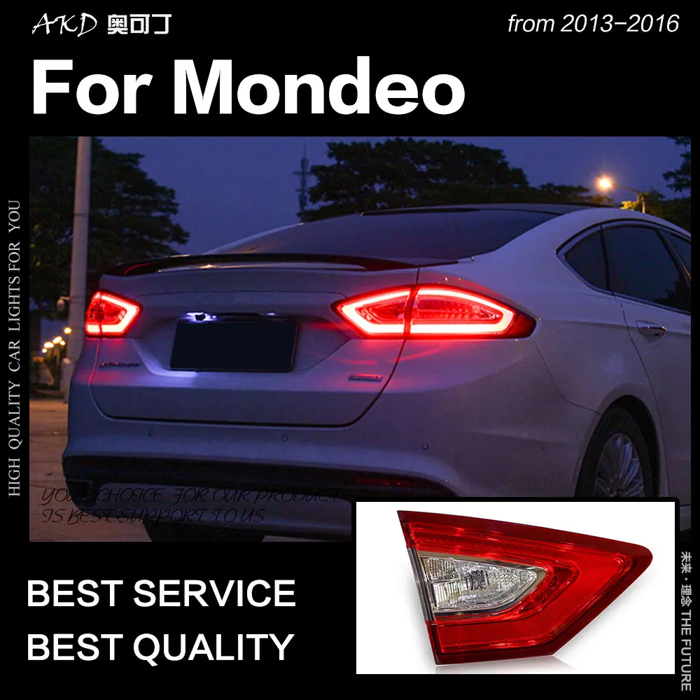 Akd Car Styling For Ford Fusion Tail Lights 2013 2016 Mondeo Led Tail Lamp Led Drl Signal Brake 7184