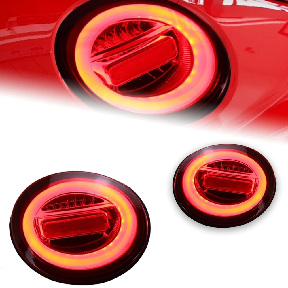 AKD Car Styling for VW Beetle Tail Lights 1998-2005 Beetle LED Tail Light DRL Rear Lamp Turn Signal Reverse Brake Accessories