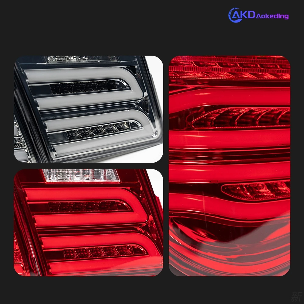 AKD Car Lights For Chevrolet Cruze 2009-2014 LED Taillights GLK Design Rear Fog Lamp Dynamic Turn Signal Highlight Reversing And Brake Upgrade