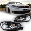 AKD Car Styling for VW Golf 6 LED Headlight 2009-2012 R20 Design Golf LED DRL Hid Head Lamp Angel Eye Bi Xenon Beam Accessories