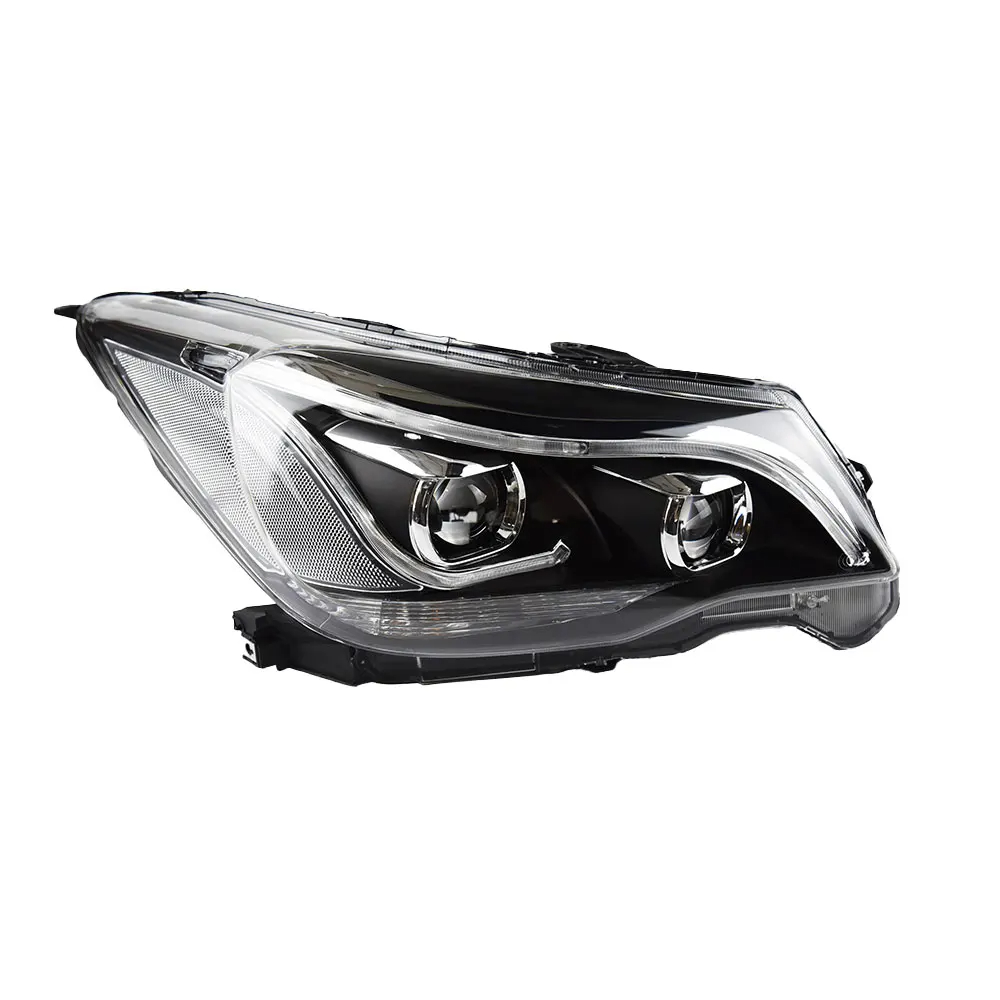 AKD Car Styling Head Lamp for Subaru Forester Headlights 2013-2016 Forester LED Headlight Angel Eye DRL Hid Bi Xenon Auto Accessories