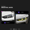 AKD For BMW 4 Series G22 G23 G26 M4 modified LED laser headlight assembly dual color golden eye