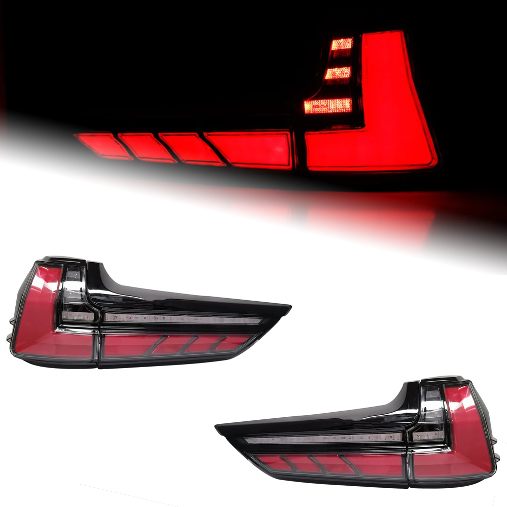 AKD Tail Lights Parts For Lexus LX570 2016-2019 Taillights Rear Lamp LED DRL Running Signal Brake Reversing Parking light Facelift