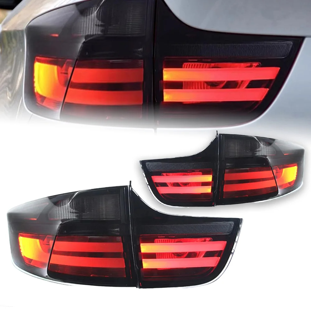 AKD Tail Lamp for BMW X6 E71 LED Tail Light 2008-2014 E71 Rear Fog Brake Turn Signal Automotive Accessories