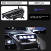 AKD Car Styling Head Lamp for 4 Runner Headlights 2014-2020 4Runner LED Headlight DRL Dynamic Signal projector lens auto Accessories