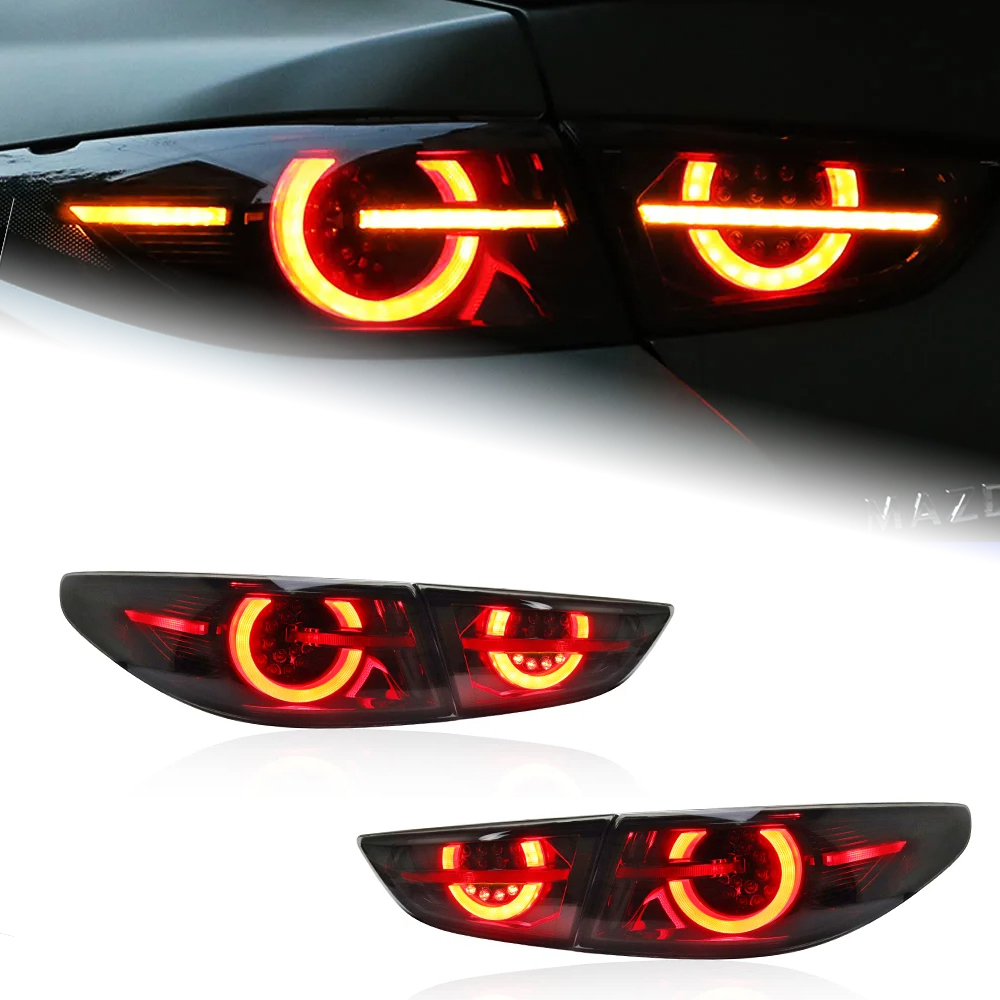 AKD Tail Lamp for Mazda 3 LED Tail Light 2020-2022 Mazda 3 Rear Fog Brake Turn Signal Automotive Accessories