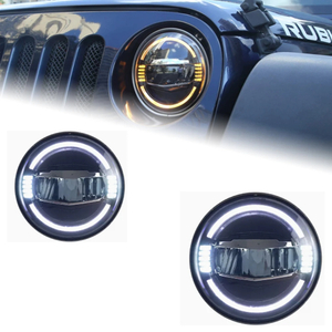 AKD Head Lamp for Jeep Wrangler LED Headlight 2007-2017 Headlights Wrangler DRL Turn Signal High Beam Angel Eye Projector Lens