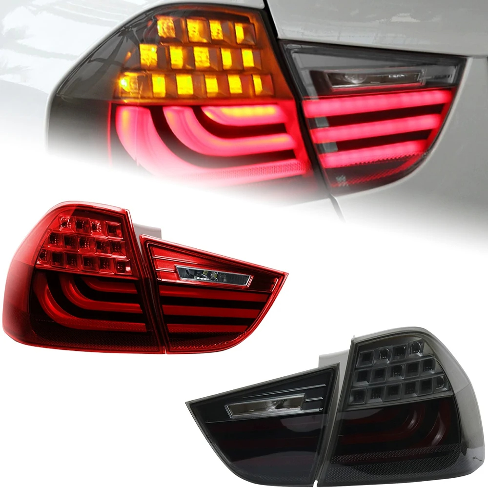 AKD Car Styling for BMW E90 Tail Light 2005-2012 320i 323i325i 330i LED Tail Lamp DRL Signal Brake Reverse auto Accessories