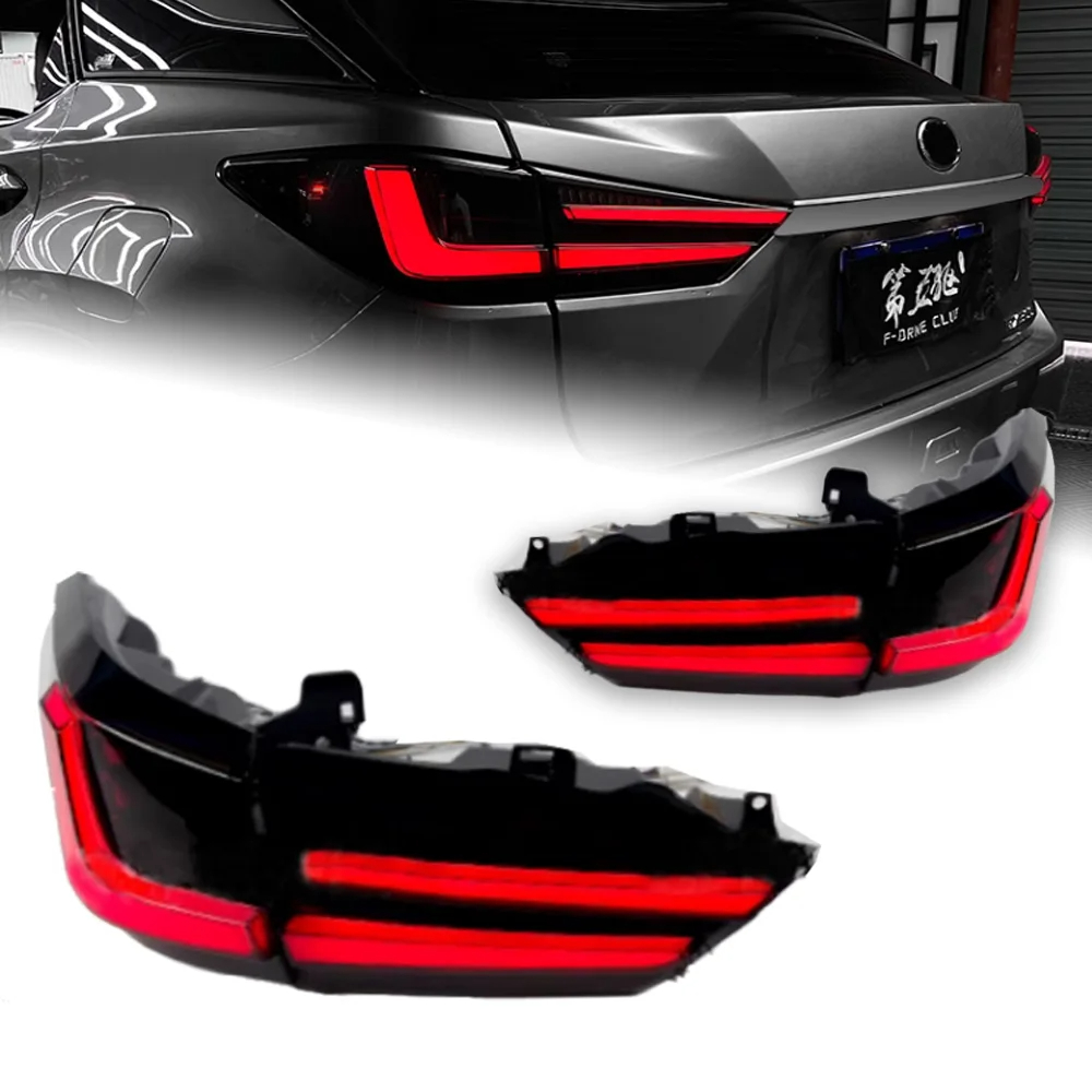 AKD Car Styling for Lexus RX RX300 RX350 RX400 Tail Lights 2016-2022 LED Tail Lamp DRL Signal Brake Reverse auto Accessories