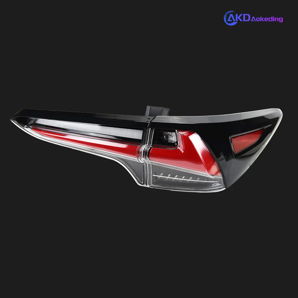 AKD Car Styling for Toyota Fortuner Tail Lights 2016-2019 Dynamic Signal Tail Lamp LED Tail Light DRL Brake Reverse auto Accessories