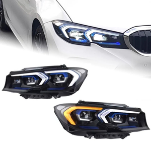 AKD Head Lamp for BMW G20 G28 LED Headlight 2019-2022 Headlights 320i 3 Series DRL Turn Signal High Beam Angel Eye Projector