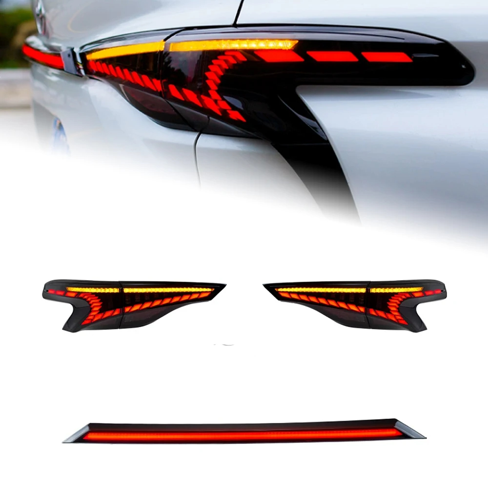 AKD Car Styling for Toyota sienna Tail Light 2021-2023 sienna LED Tail Lamp DRL Signal Brake Reverse auto Accessories