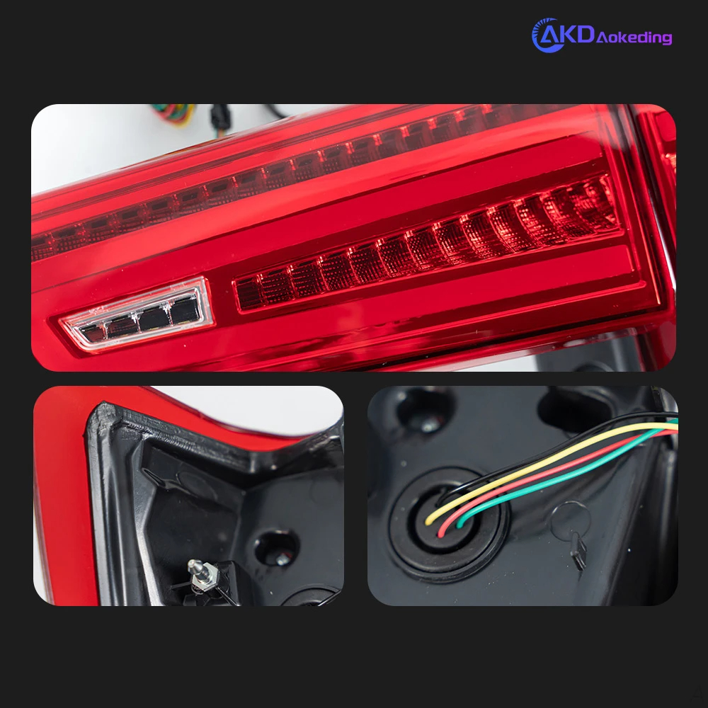 AKD Car Styling for Toyota Innova Tail Lights 2016-2019 Innova Tail Lamp LED DRL Dynamic Signal Brake Reverse auto Accessories