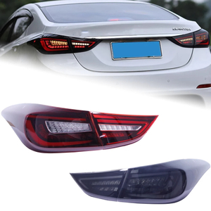 AKD Car Styling for Hyundai Elantra Tail Lights 2011-2016 Elantra MD LED Tail Light Rear Lamp DRL Dynamic Signal Brake Reverse Accessories