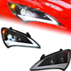 AKD Car Styling Head Lamp for Hyundai Genesis Coupe Headlights 2009-2012 Angel Eye Headlight LED DRL Signal Hid Auto Accessories