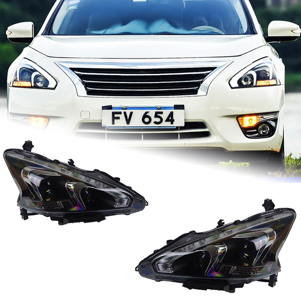 AKD Car Styling for Nissan Teana Headlights 2013-2017 Altima LED Headlight DRL Hid Option Head Lamp Angel Eye Beam Accessories