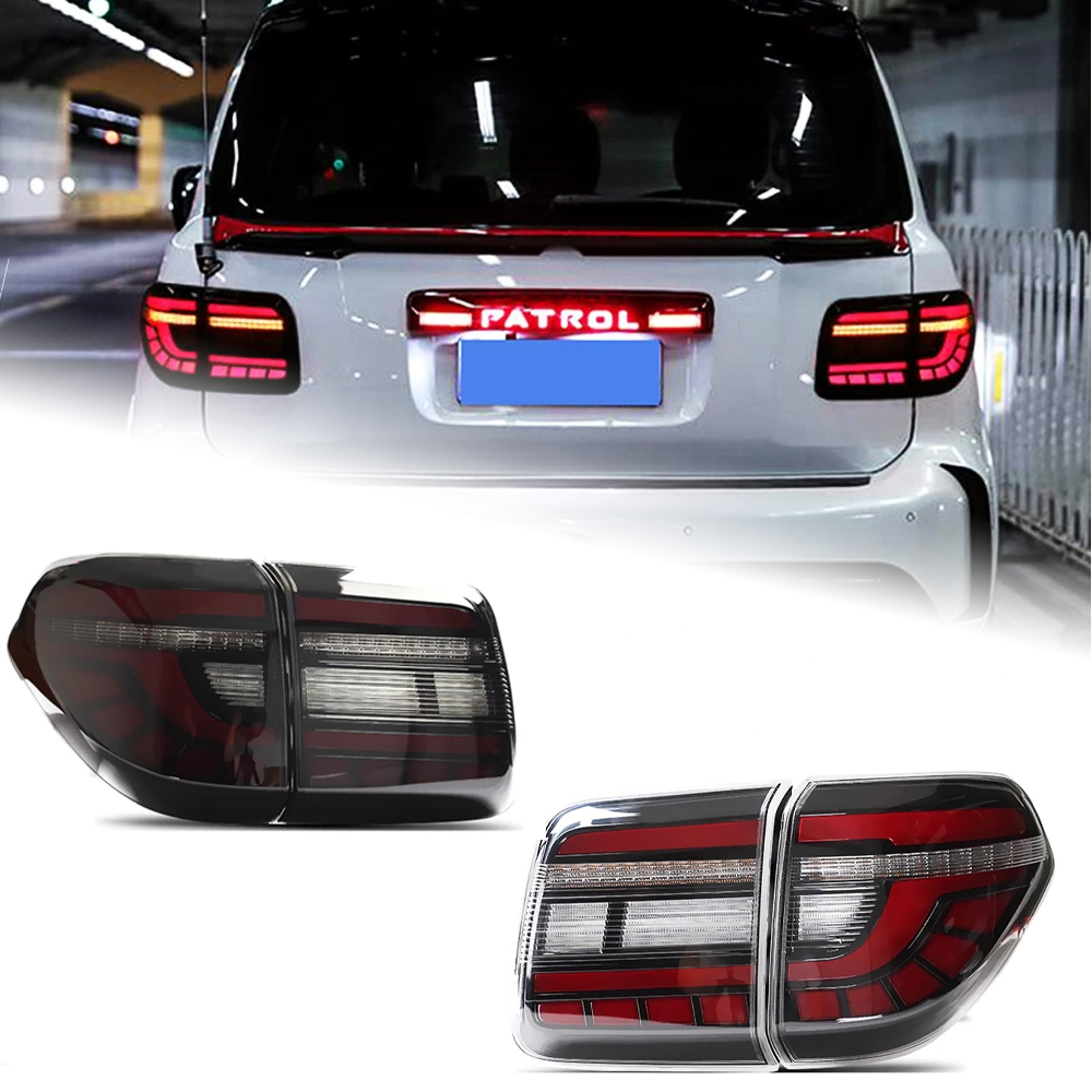 AKD Car Styling Tail Lamp for Patrol Tail Lights 2012-2019 Tourle LED Tail Light Rear DRL Dynamic Signal Reverse Auto Accessories