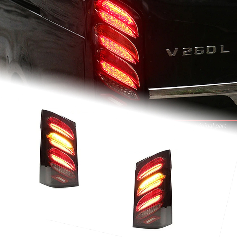 Taillight For Benz VITO V250 LED Taillights 2016-2021 V260 V260L Tail Lamp Car Styling DRL Signal Projector Lens Auto Accessorie