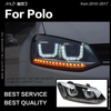 AKD Car Styling for VW Polo Headlights 2010-2017 Polo LED Headlight LED DRL Hid Head Lamp Angel Eye Bi Xenon Beam Accessories