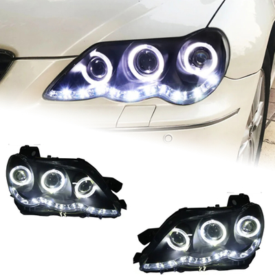 AKD Head Lamp for Toyota Mark X LED Headlight 2004-2009 Headlights Reiz DRL Turn Signal High Beam Angel Eye Projector Lens