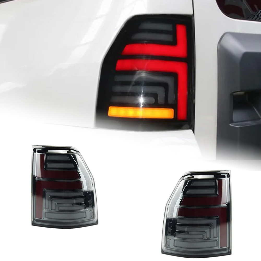 AKD Car Styling for Pajero V93 Tail Lights 2006-2020 Pajero V97 LED Tail Light Rear Lamp DRL Brake Signal Reverse auto Accessories