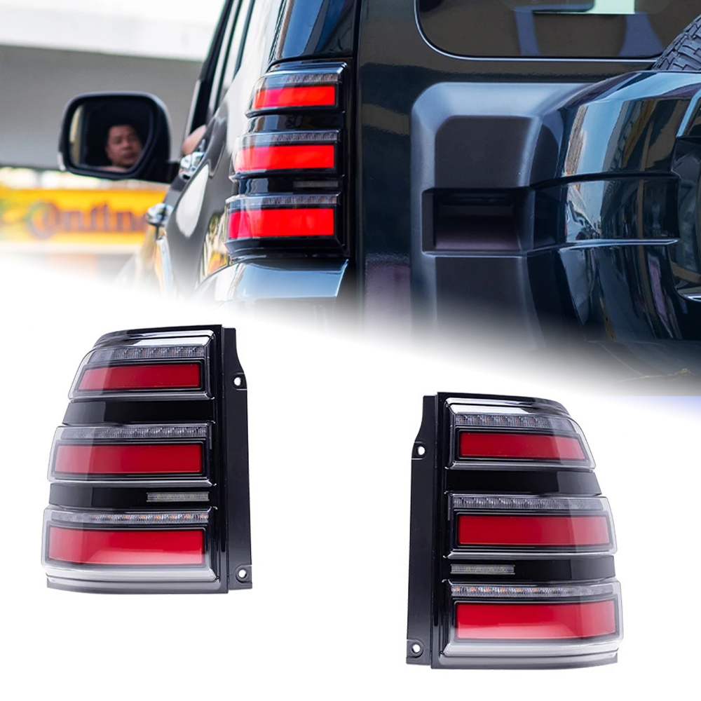 AKD Tail Lamp for Pajero V93 V97 V95 LED Tail Light 2006-2020 V93 V97 V95 Rear Fog Brake Turn Signal Automotive Accessories