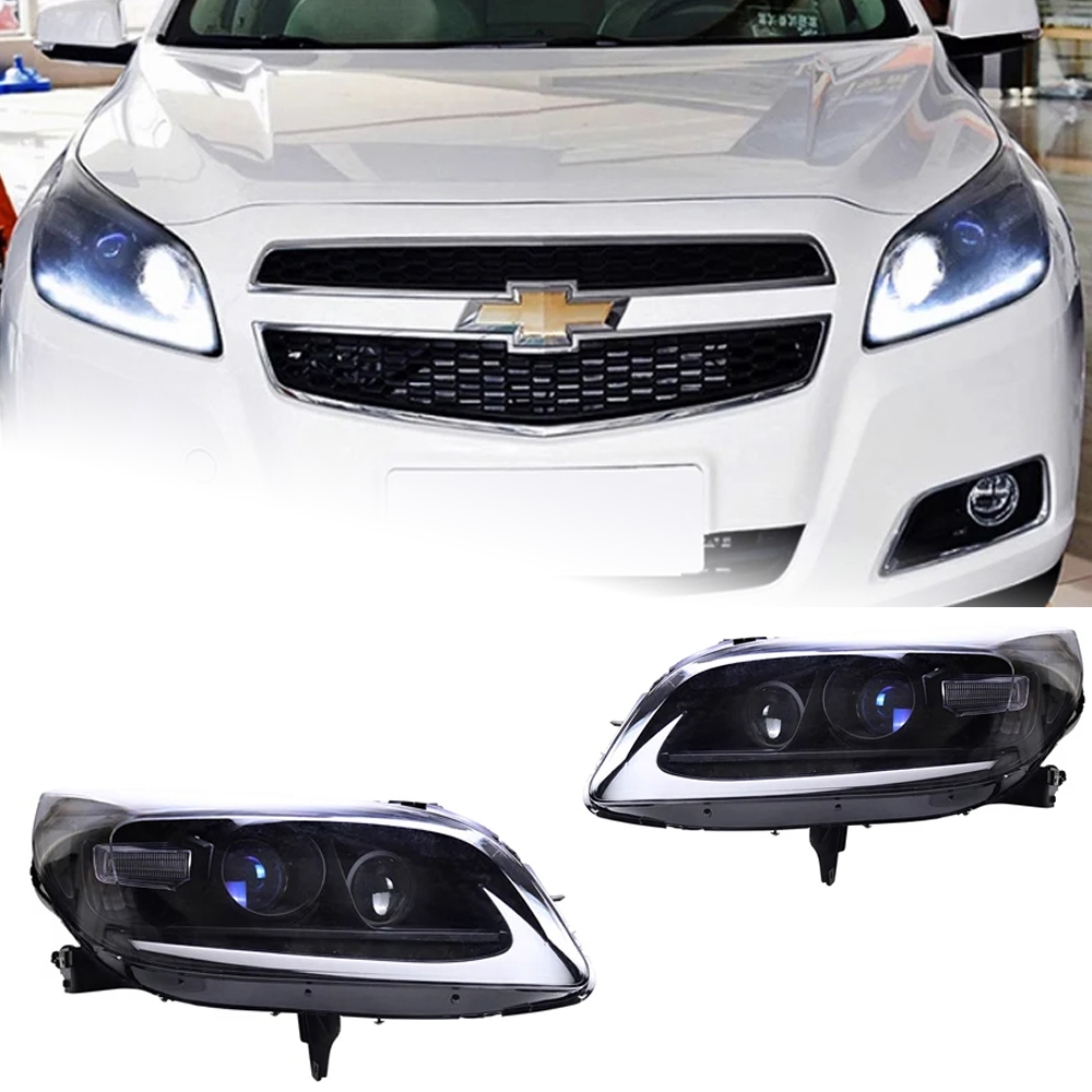 AKD Head Lamp for Chevrolet Malibu LED Headlight 2012-2016 Headlights Malibu DRL Turn Signal High Beam Angel Eye Projector Lens