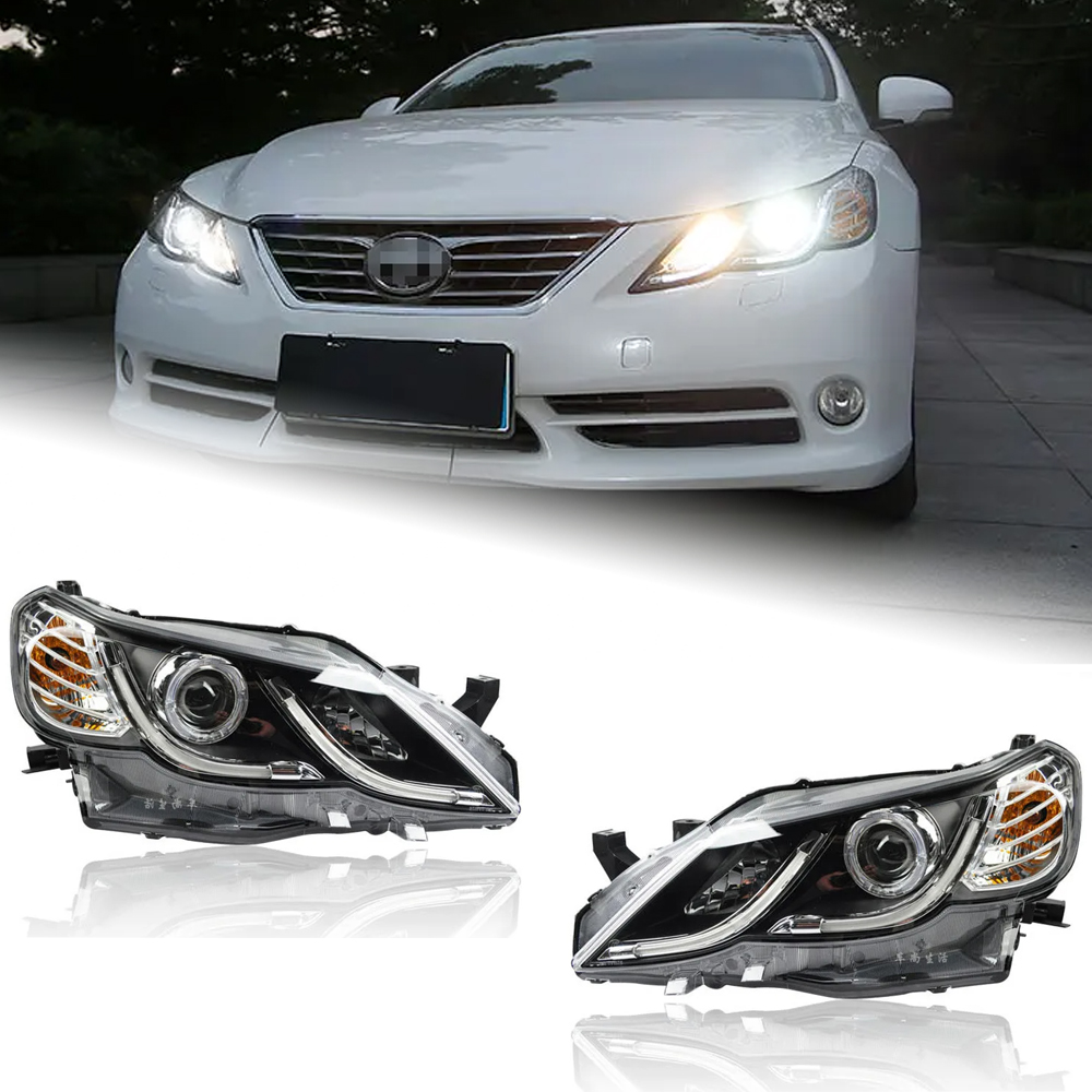 AKD Car Styling Head Lamp for Toyota Mark X Headlights 2010-2013 Reiz LED Headlight LED DRL Bi Xenon Head Lamp Auto Accessories