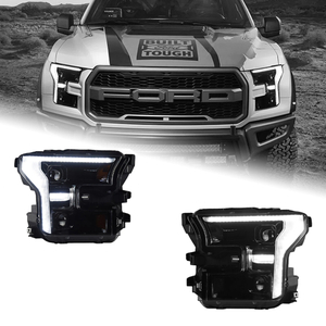 AKD Car Lights for Ford Raptor Tremor F150 2015-2020 F-150 Pick-up LED Auto Headlights Assembly Upgrade DRL Bifocal Lens Lamp Accessories