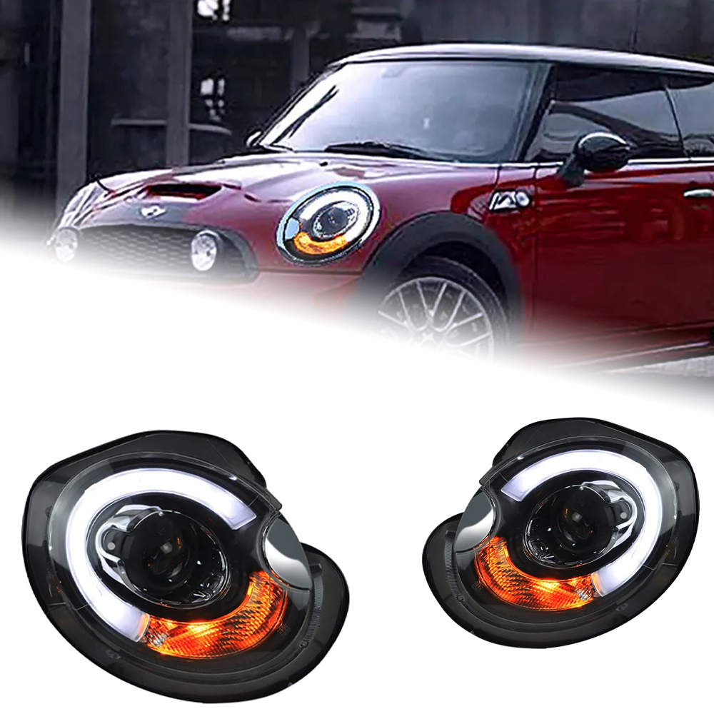 AKD Car Styling Head Lamp for MINI R55 R56 Headlights 2007-2013 Cooper LED Headlight R57 R58 DRL Bi Xenon Hid Beam Accessories