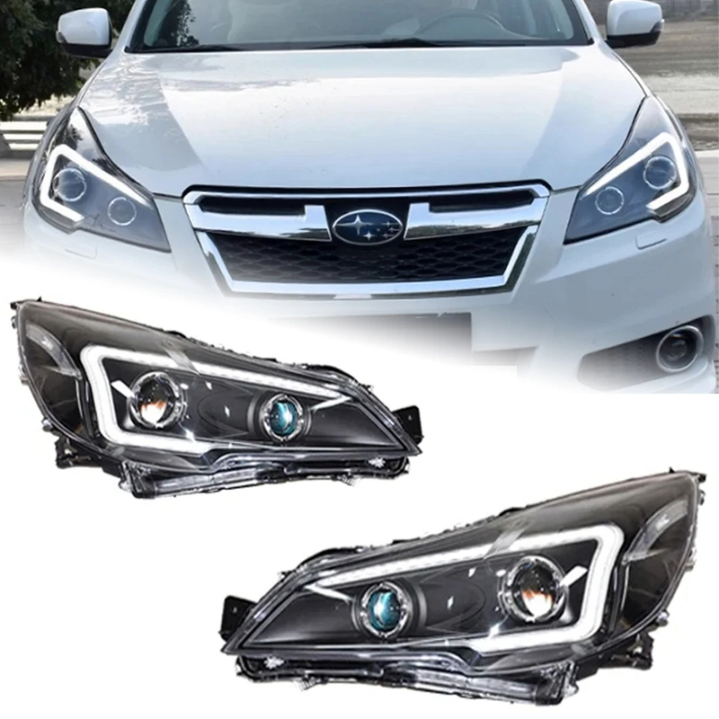 AKD Car Styling Head Lamp for Subaru Legacy LED Headlight 2010-2015 Headlights Outback DRL Turn Signal High Beam Auto Accessories