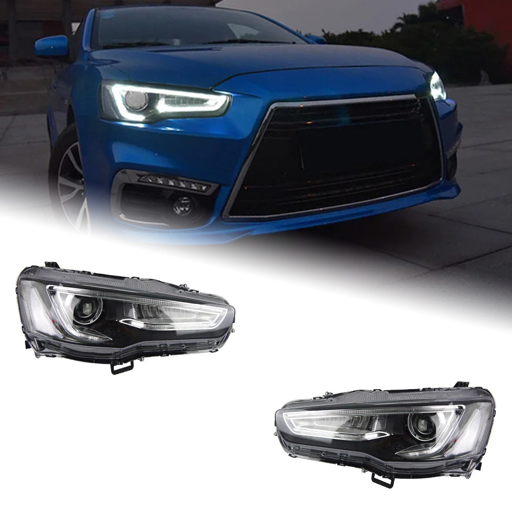 AKD Car Styling for Mitsubishi Lancer Headlight 2008-2019 Lancer EX LED Headlight LED DRL Hid Xenon Head Lamp Auto Accessories