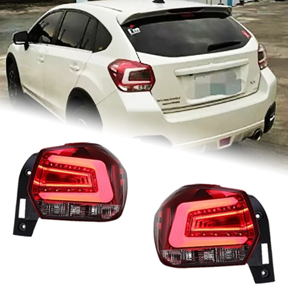 AKD Tail Lamp for SUBARU XV LED Tail Light 2012-2017 SUBARU XV Rear Fog Brake Turn Signal Automotive Accessories