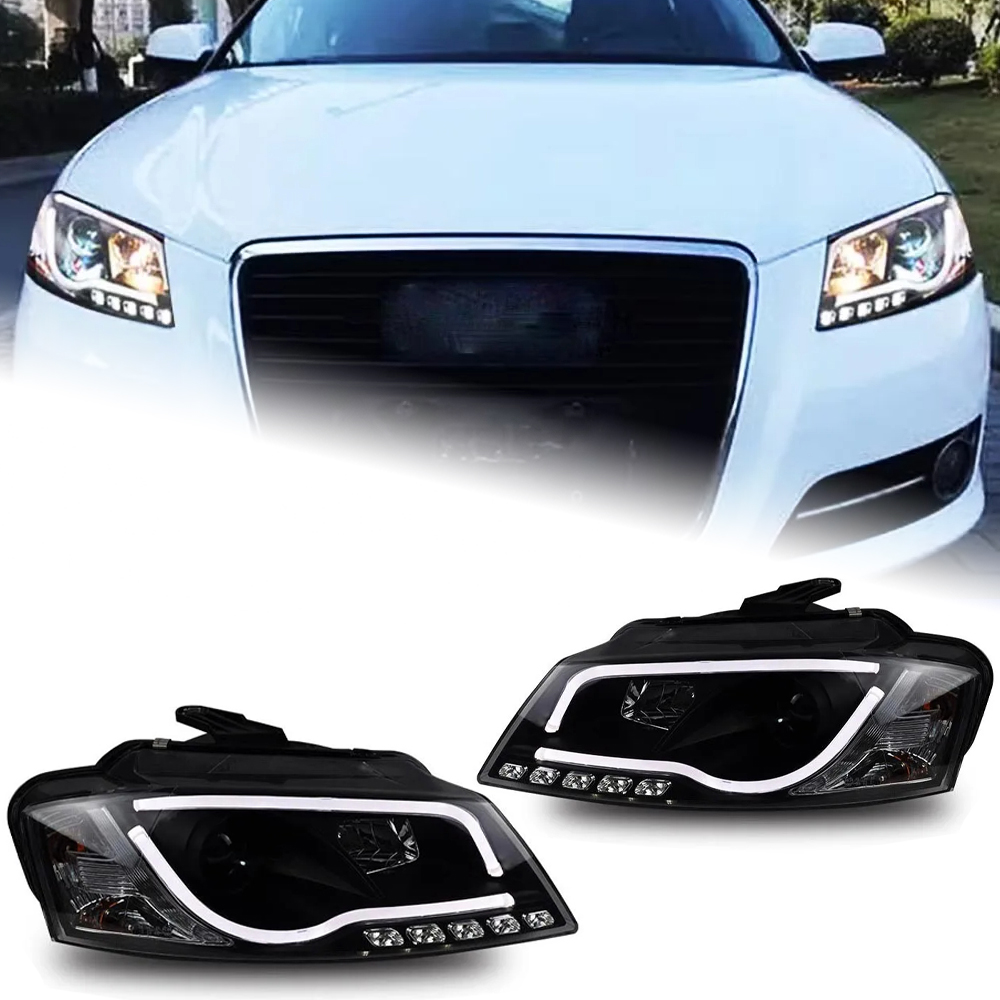 Car Styling Headlights for AUDI A3 LED Headlight 2008-2012 Head Lamp DRL Signal Projector Lens Automotive Accessories