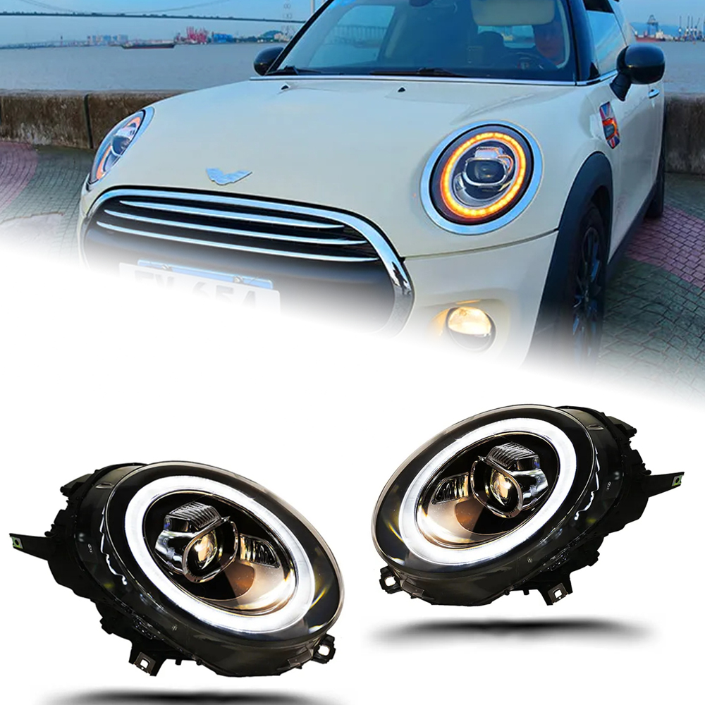 AKD Car Styling for MINI F56 Headlights 2014-2019 F54 F55 F56 F57 LED Headlight DRL Head Lamp LED Projector Beam Accessories